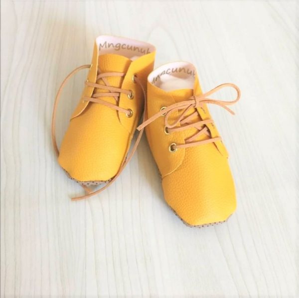 Mustard ankle bootie 1