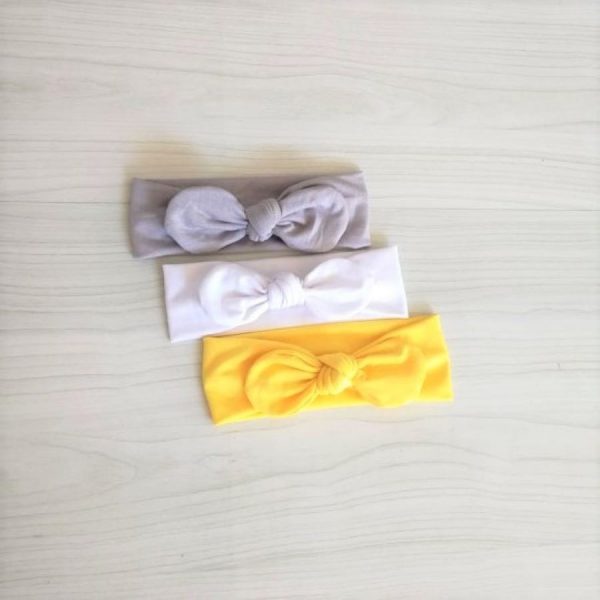 Sunny Yellow Grey White Dazzle Me trio