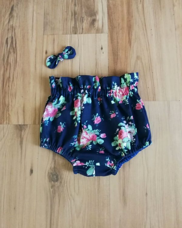 Navy FLoral Short 1