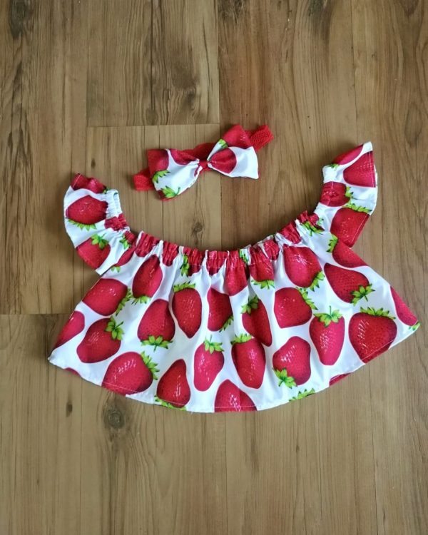 strawberry off shoulder top 2