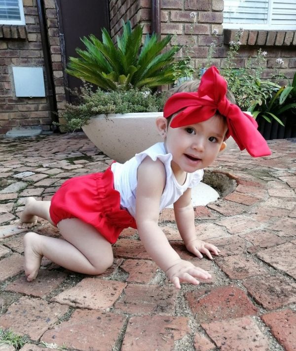 High Waisted red shorts