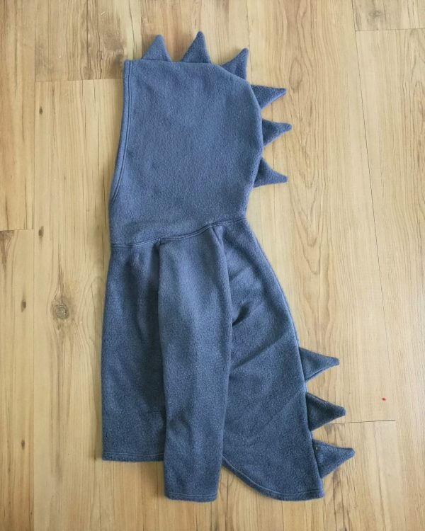 Dino Hoodie Grey 2